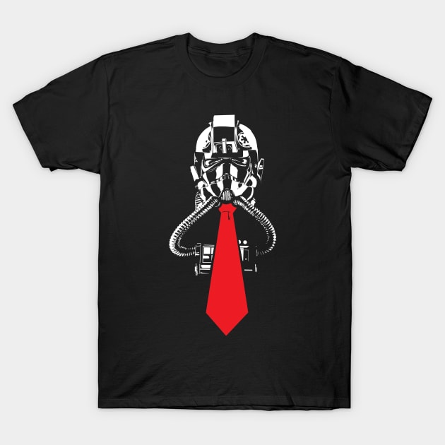 Fighter Tie T-Shirt by TedDastickJr